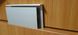 Built-in aluminum plinth concealed mounting 55 mm silver gloss, uncoated