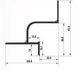 Shadow joint profile with LED ice lighting 20 mm, floating ceiling, BLACK Ral 9005 mat Curved TP-202L фото 2