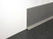 Surface-mounted aluminum skirting board, 80 mm, silver