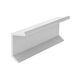 Concealed plinth 20 mm. ANODE, silver mat