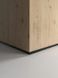 Concealed aluminum skirting board with LED lighting 60 mm