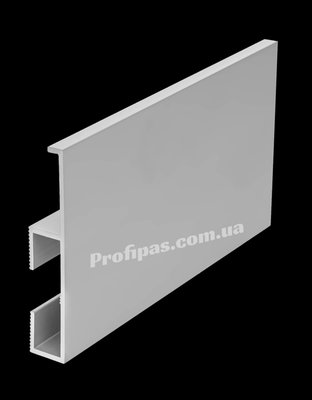 Алюминиевая накладка 49 мм для плинтуса скрытого монтажа N-49 фото