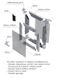 Aluminum quarter profile for the production of concealed doors (internal opening)