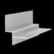 Shadow aluminum profile 10 mm for drywall, floating walls, without coating