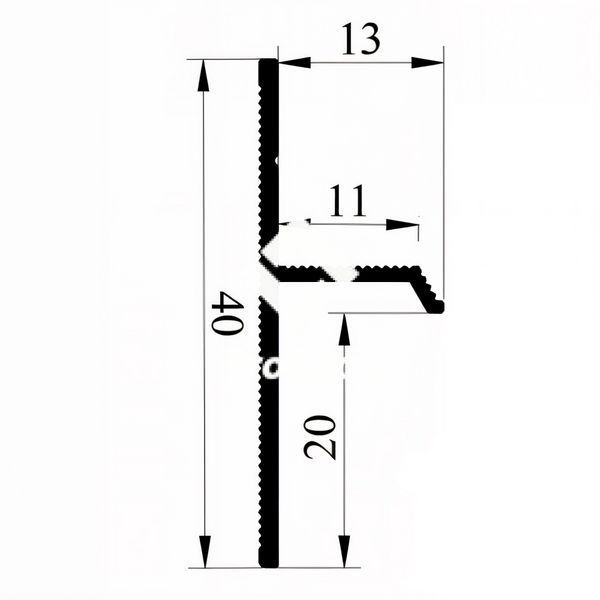 Plinth for hidden installation 40х14,5 mm., with RAL/NCS coating